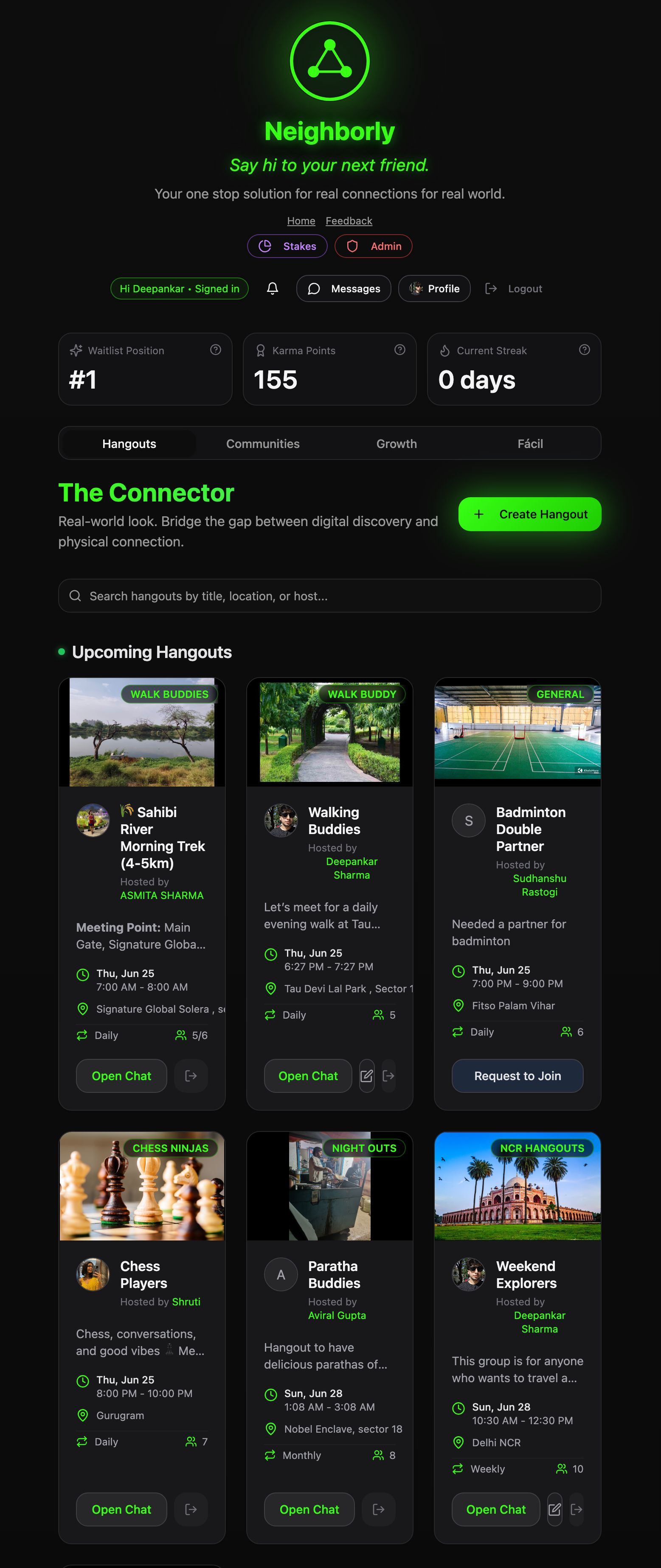 Neighborly app